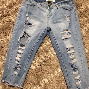 Size 7 knee length jeans